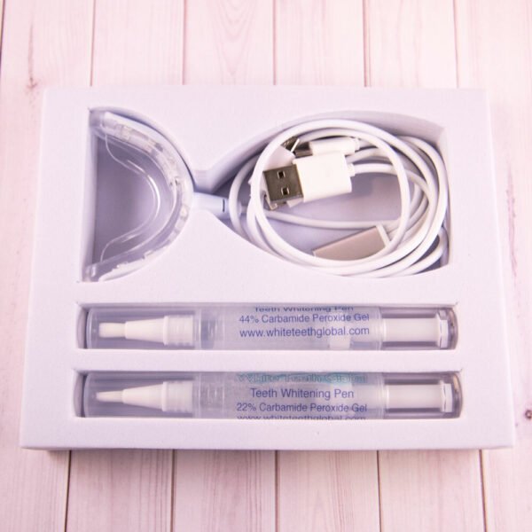 Teeth Whitening Kit with 2 pens and iLed Light - Image 3