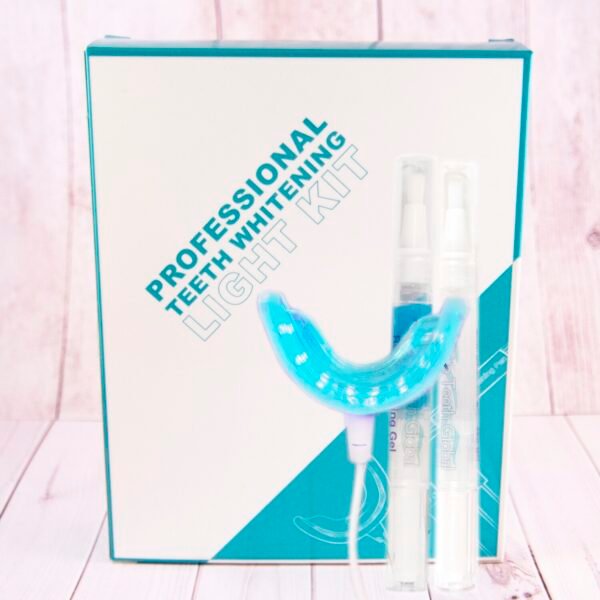 Teeth Whitening Kit with 2 Pens and iLED Light with option of Remineralization Gel