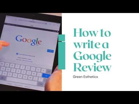 How to write a Google Review?